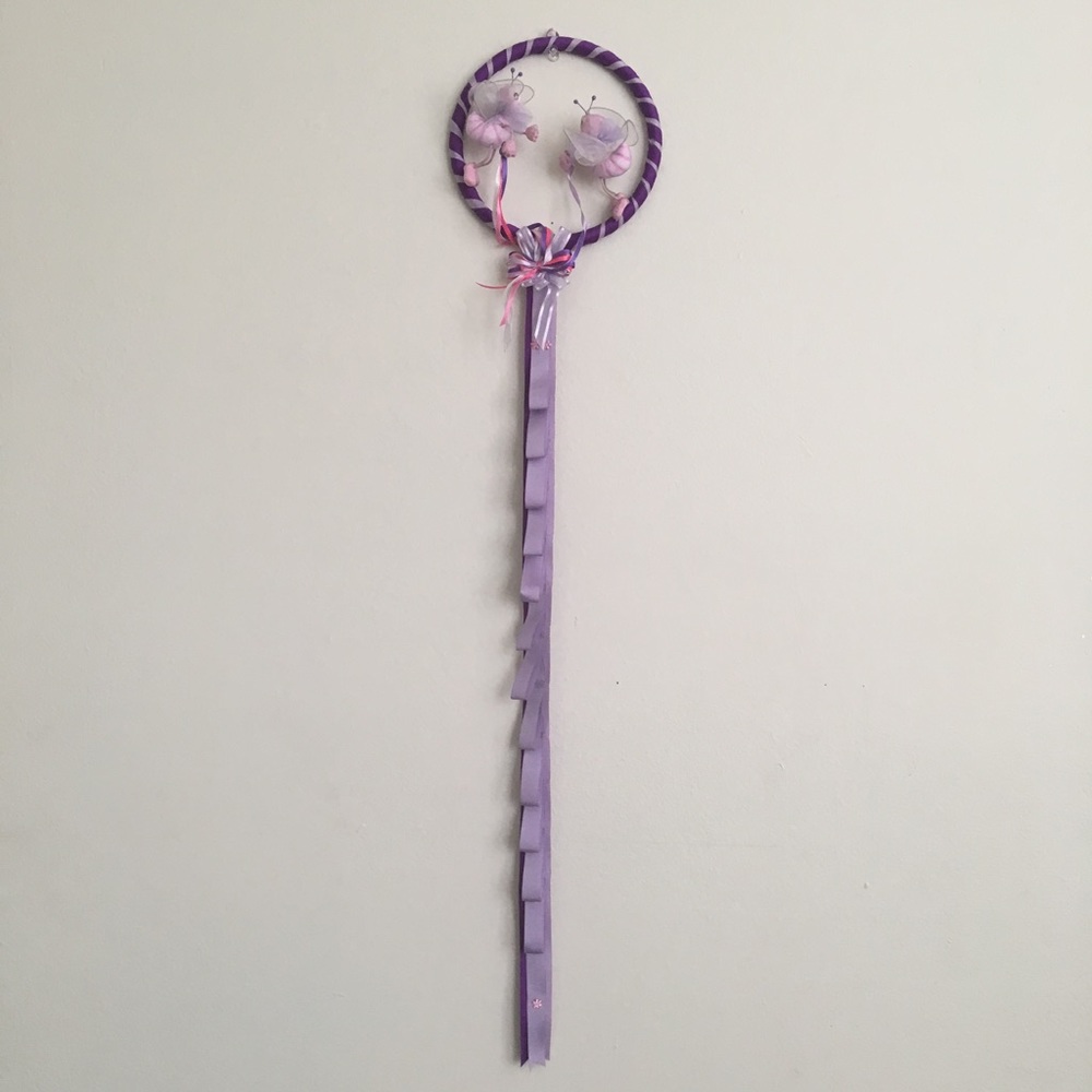 Handmade Headband Holder- Purple